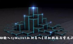 如何手动输入tpWallet私钥导入？详细指南与常见问