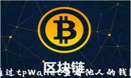 
如何通过tpWallet查看他人的钱包记录